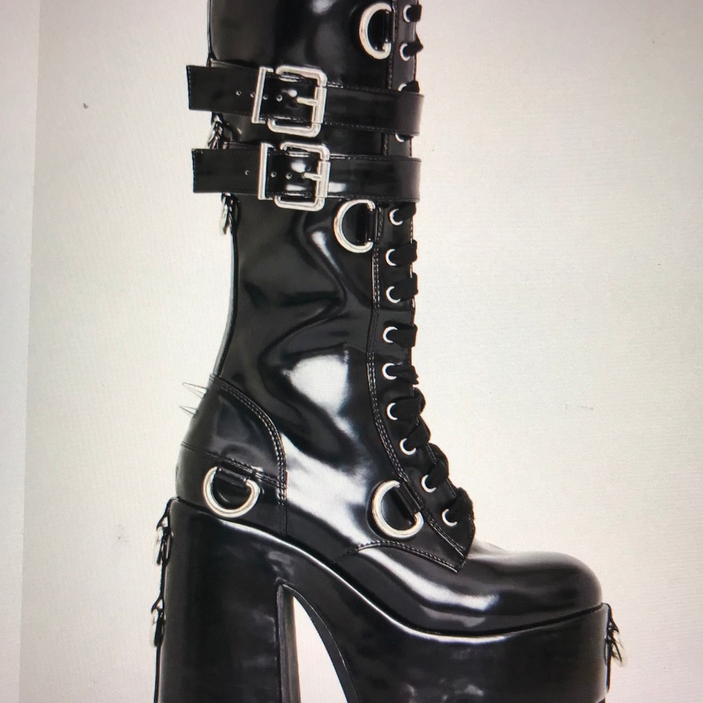 DOLLS KILL platform boots